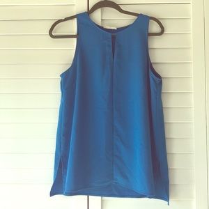 Lush Blue Sleeveless Top